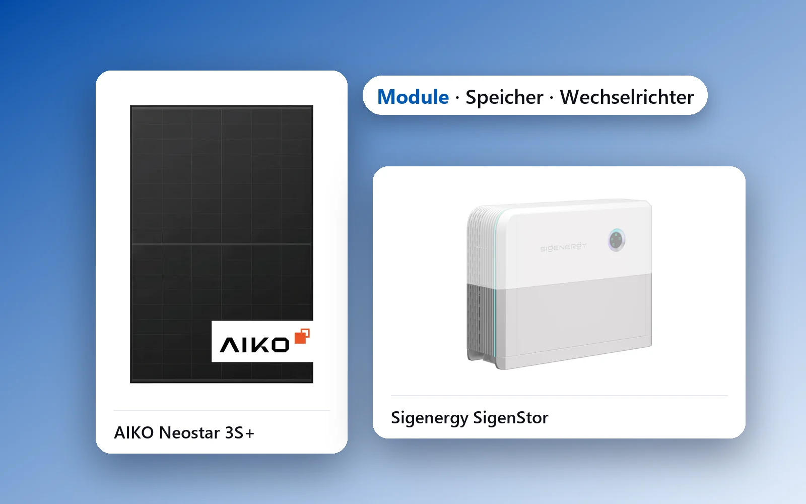 Photovoltaikmodule für nachhaltige Energieversorgung