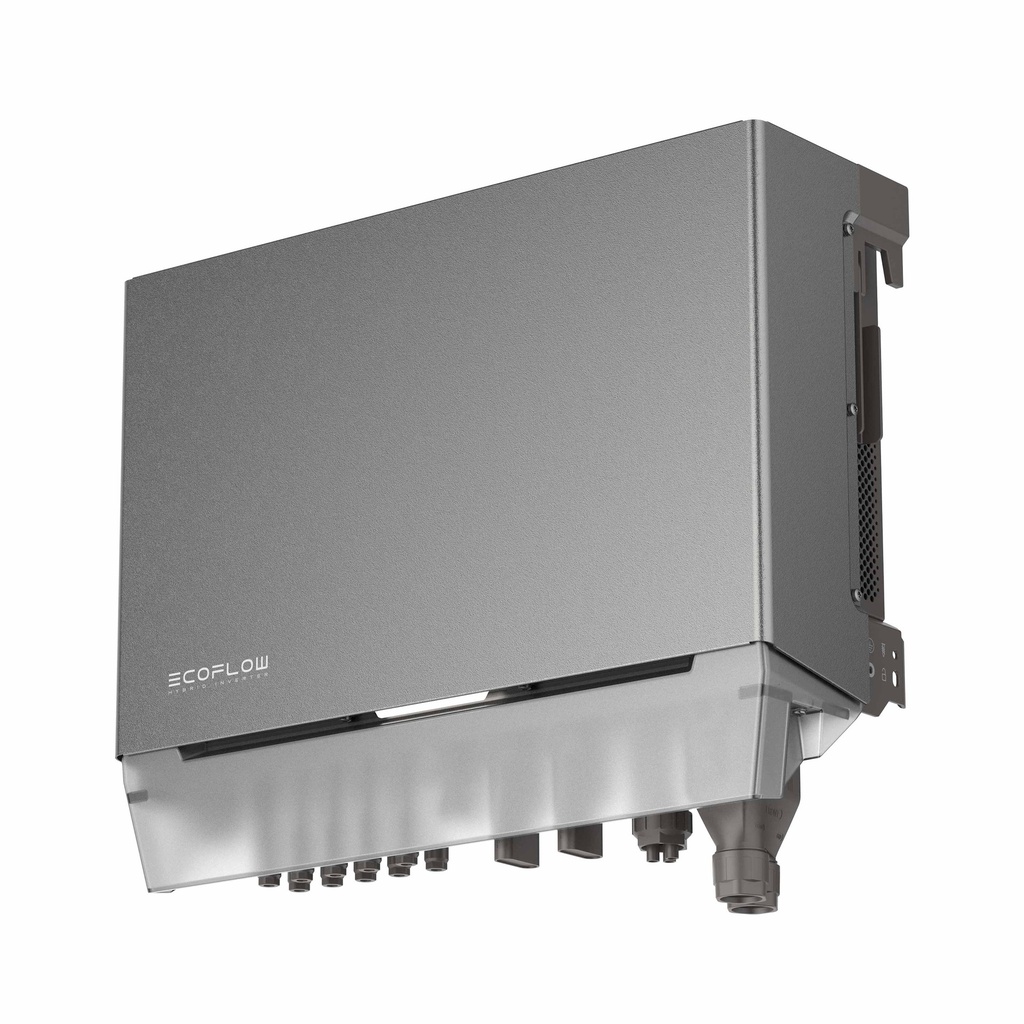 EcoFlow PowerOcean Plus Hybrid-Wechselrichter – Schrägansicht