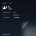 Sunpro 480W - Datenblatt 480W