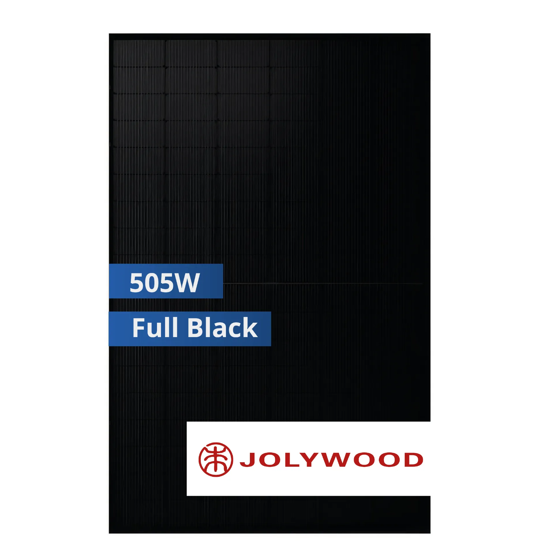 Jolywood JW-HD108N-R2-505W Bifazial Glas-Glas Full Black