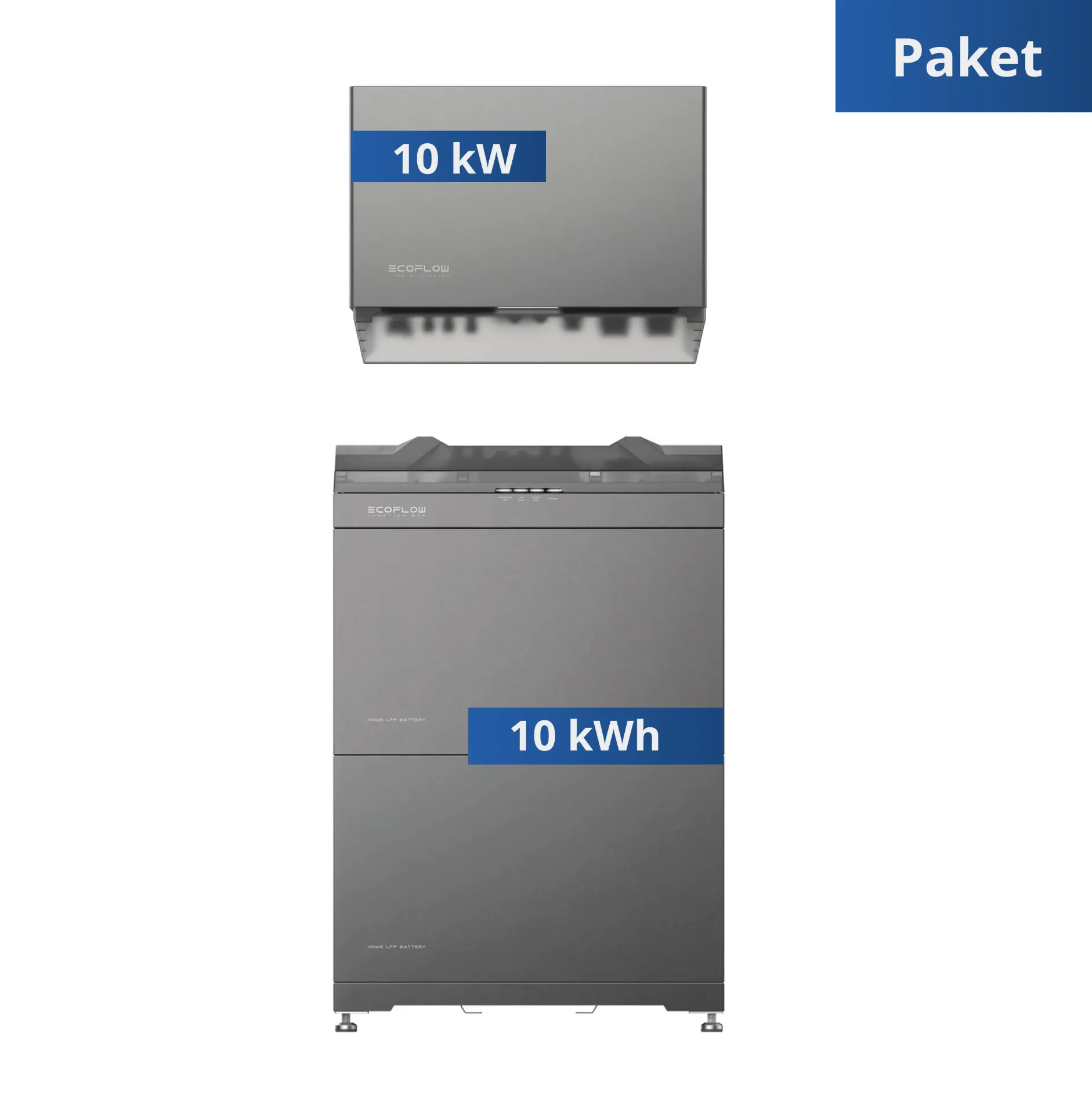 ECOFLOW PowerOcean 10 kWh Kit (Batteriepaket 10 kWh + Hybrid Wechselrichter 10 kW)