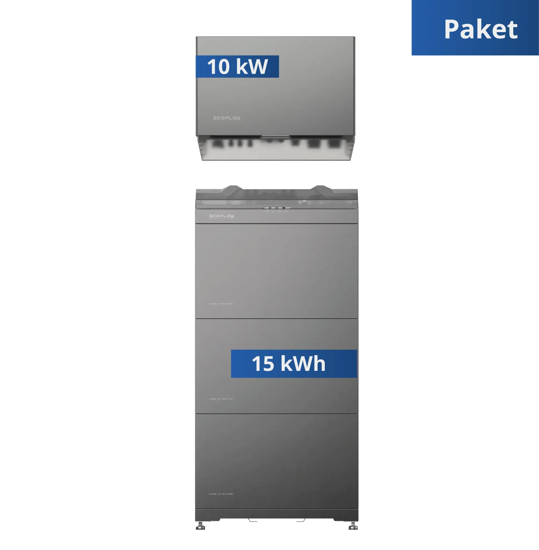 ECOFLOW PowerOcean 15kWh Kit (Batteriepaket 15 kWh + Hybrid Wechselrichter 10 kW)