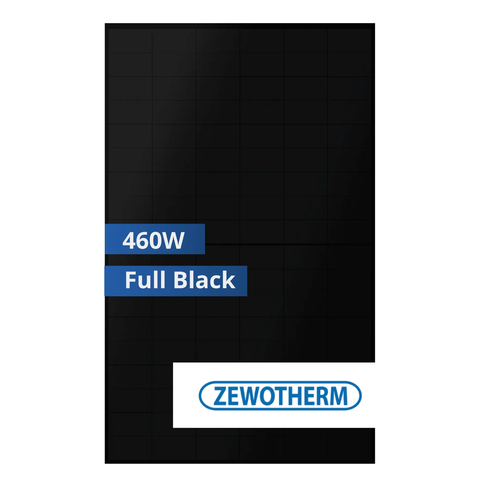 Zewotherm Solarmodul 460Watt Glas/Glas N-Type Bifazial Full Black